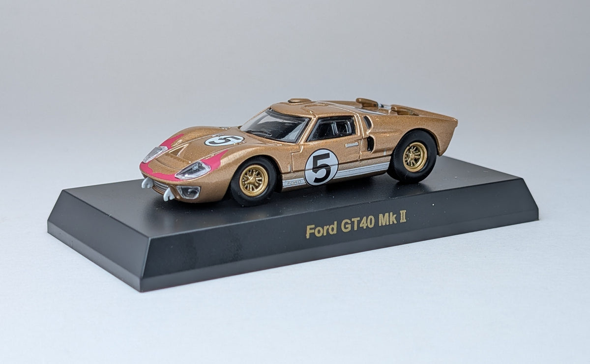 KYOSHO 1:64 USA Minicar Collection Ford GT40 Mk II (Gold #5)