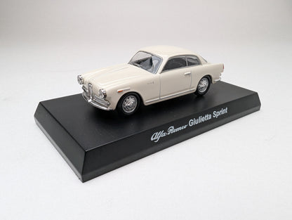 KYOSHO 1/64 Alfa Romeo Minicar Collection AlfaRomeo Giulietta Sprint (White)