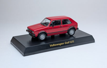KYOSHO 1/64 Volkswagen Series MiniCar Collection Volkswagen Golf GTI (Red)