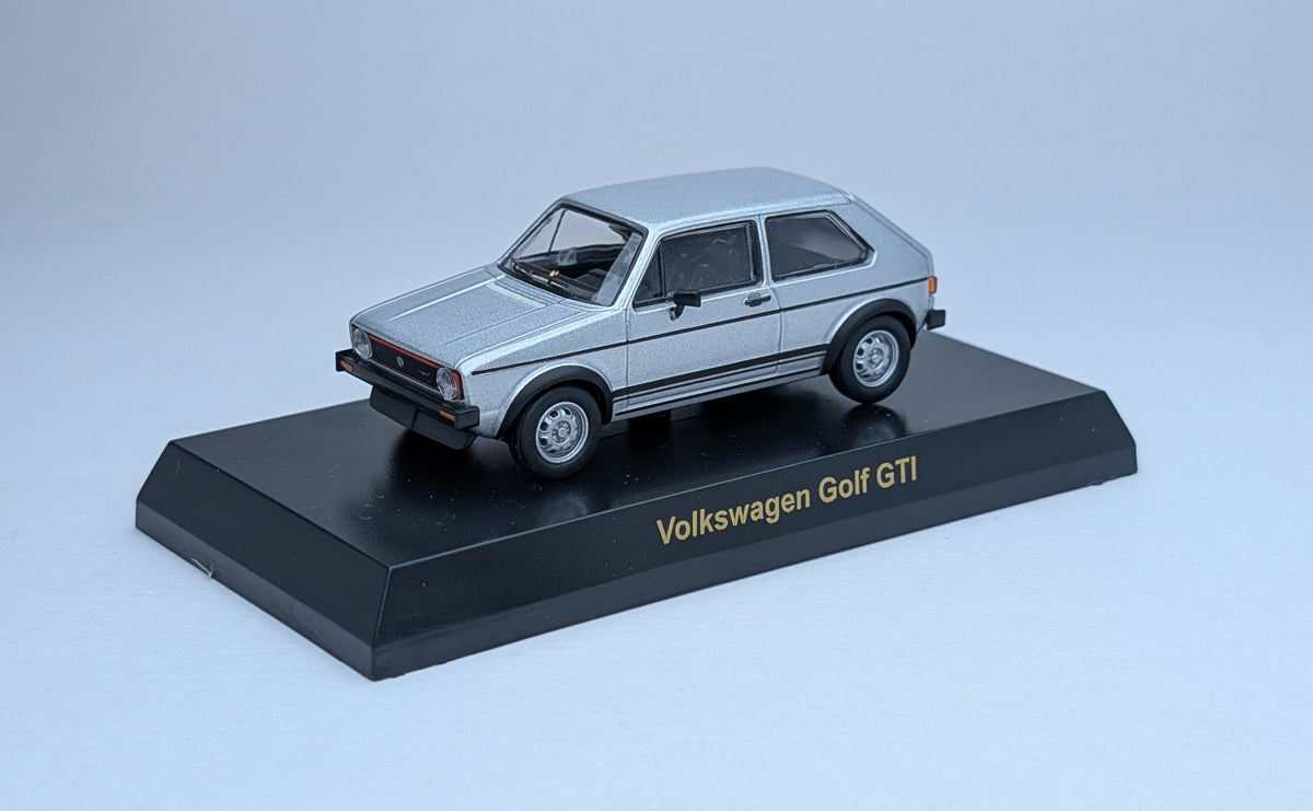 KYOSHO 1/64 Volkswagen Series MiniCar Collection Volkswagen Golf GTI (Silver)