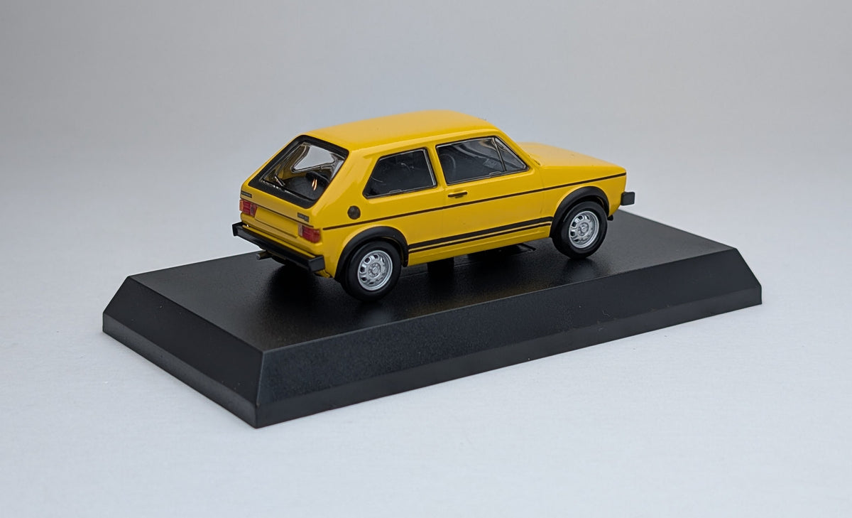 KYOSHO 1/64 Volkswagen Series MiniCar Collection Volkswagen Golf GTI (Yellow)