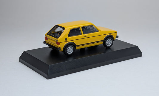 KYOSHO 1/64 Volkswagen Series MiniCar Collection Volkswagen Golf GTI (Yellow)