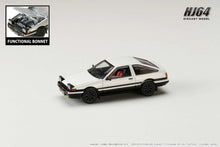 Load image into Gallery viewer, Hobby Japan 1/64 Toyota SPRINTER TRUENO GT APEX (AE86) JDM Style with WHITE BONNET White / Black