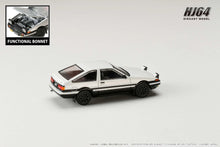 Load image into Gallery viewer, Hobby Japan 1/64 Toyota SPRINTER TRUENO GT APEX (AE86) JDM Style with WHITE BONNET White / Black