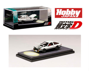 (Preorder) Hobby Japan 1:64 Toyota Sprinter Trueno GT APEX (AE86) INITIAL D Engine Mounted Model VS Wataru Akiyama