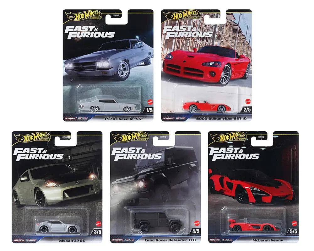 Hot wheels Fast and 2024 Furious premium set