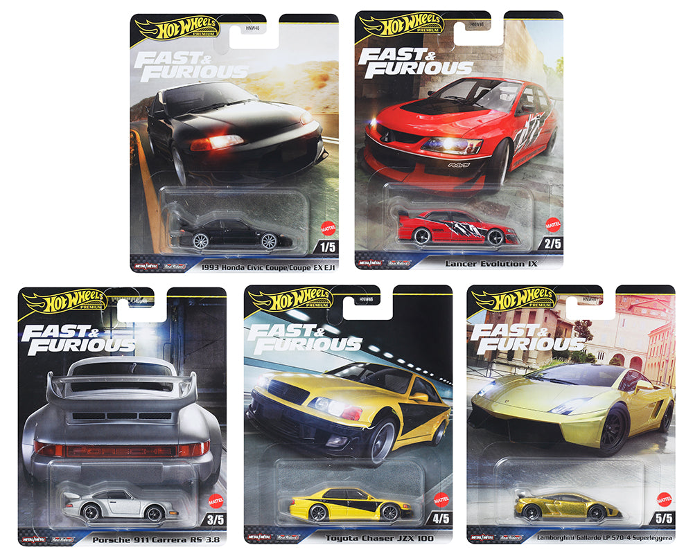 ミニカー Hotwheels FAST&FURIOUS BOX SET Hot Wheels 2022 Fast & Furious L Case Set of 5 Cars [In