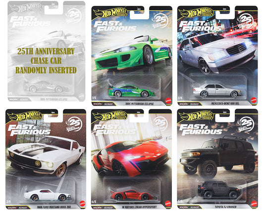 Hot Wheels 1:64 Fast & Furious 25Th Anniversary Premium 2026 N Assortment (CASE)