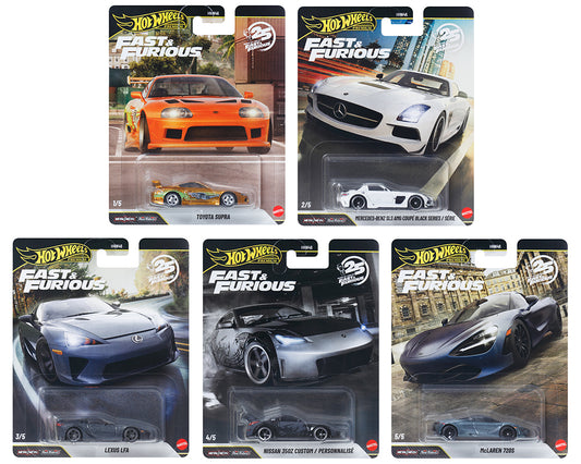 Hot Wheels 1:64 Fast & Furious 25Th Anniversary Premium 2026 R Assortment