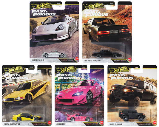 1 set of Hot Wheels 1:64 Fast & Furious Premium 2027 S Assortment