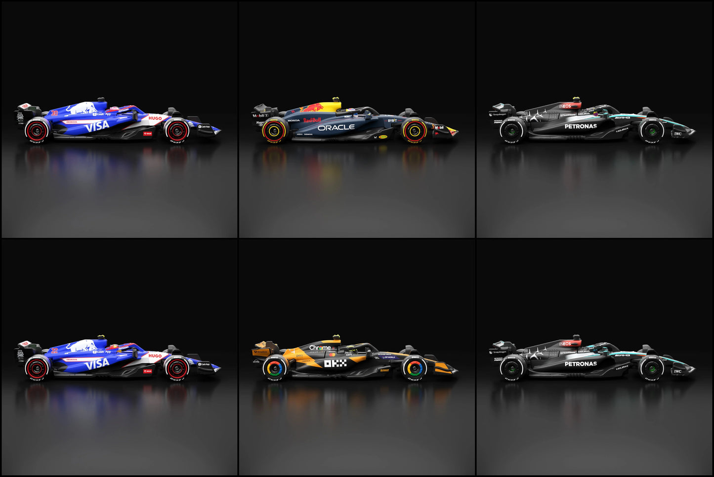 Hot Wheels 1:64 F1 Racing Premium H Assortment – Team Mercedes, VARB