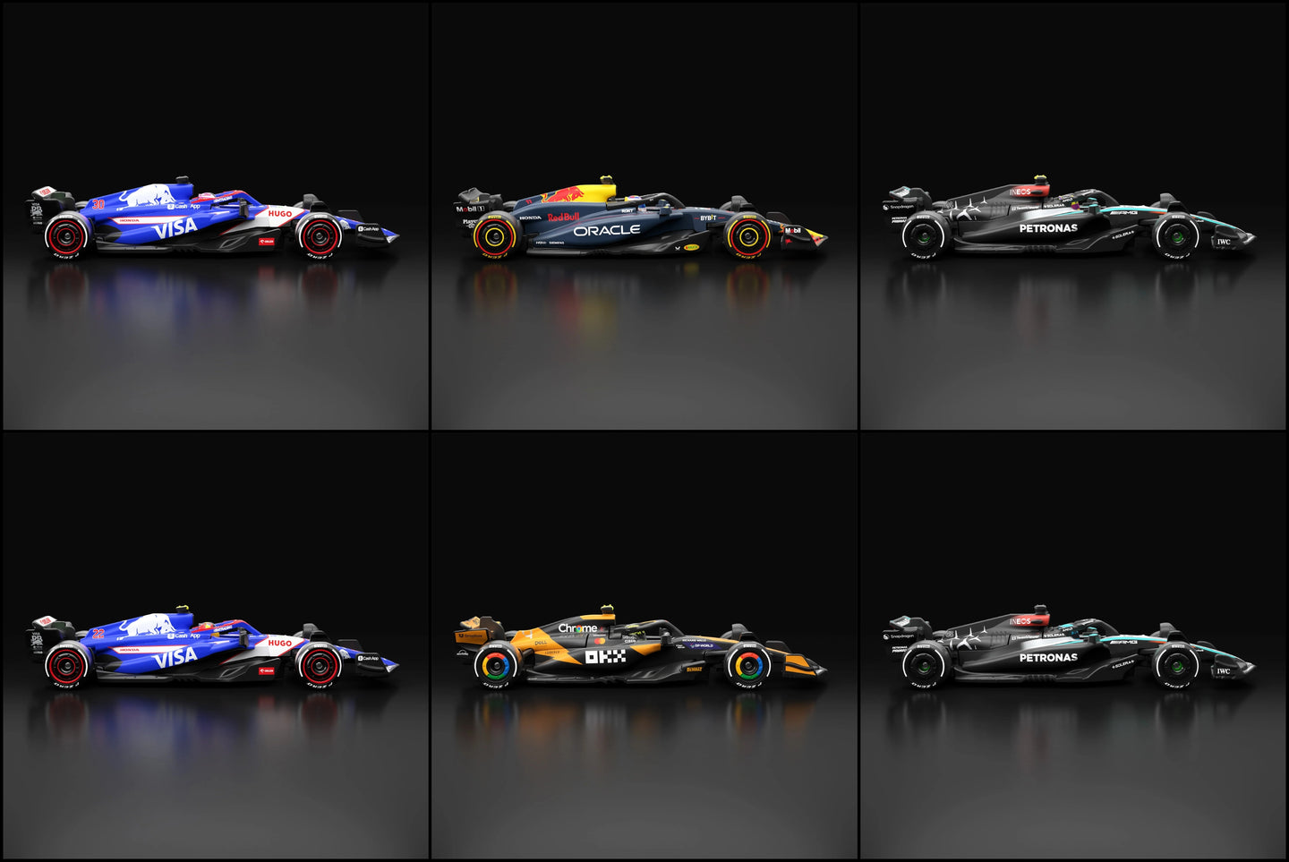 Hot Wheels 1:64 F1 Racing Premium H Assortment – Team Mercedes, VARB