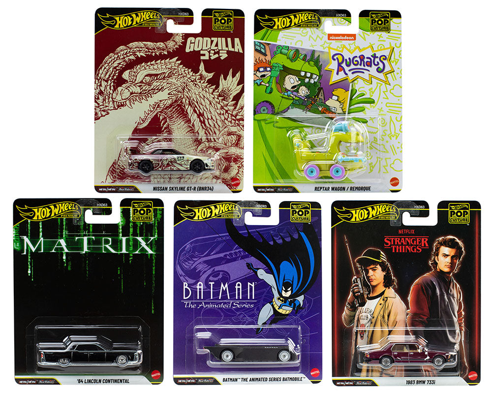 1 set of Hot Wheels 1:64 Pop Culture N Case 2025 Assortment