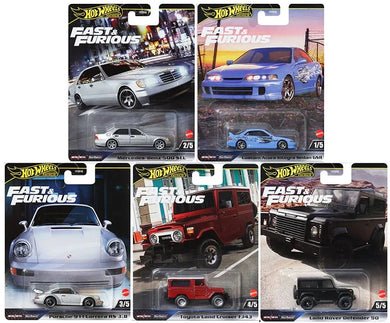 1 set of  Hot Wheels 1:64  Premium Fast and Furious Mix 3
