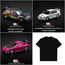 Load image into Gallery viewer, (Bundle) Pop Race 1:64 IDE 3 Cars set with PopRace T-Shirt Limited Edition