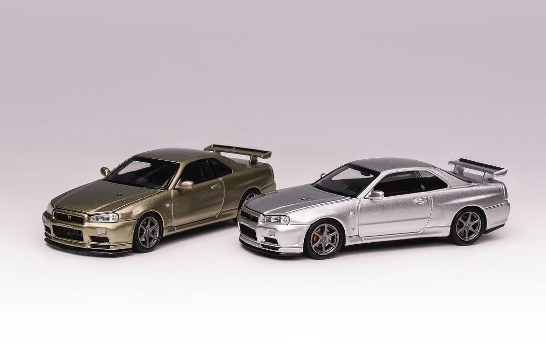 MotorHelix 1/64 Nissan Skyline GT-R R34 V-spec II – DiecastTalk