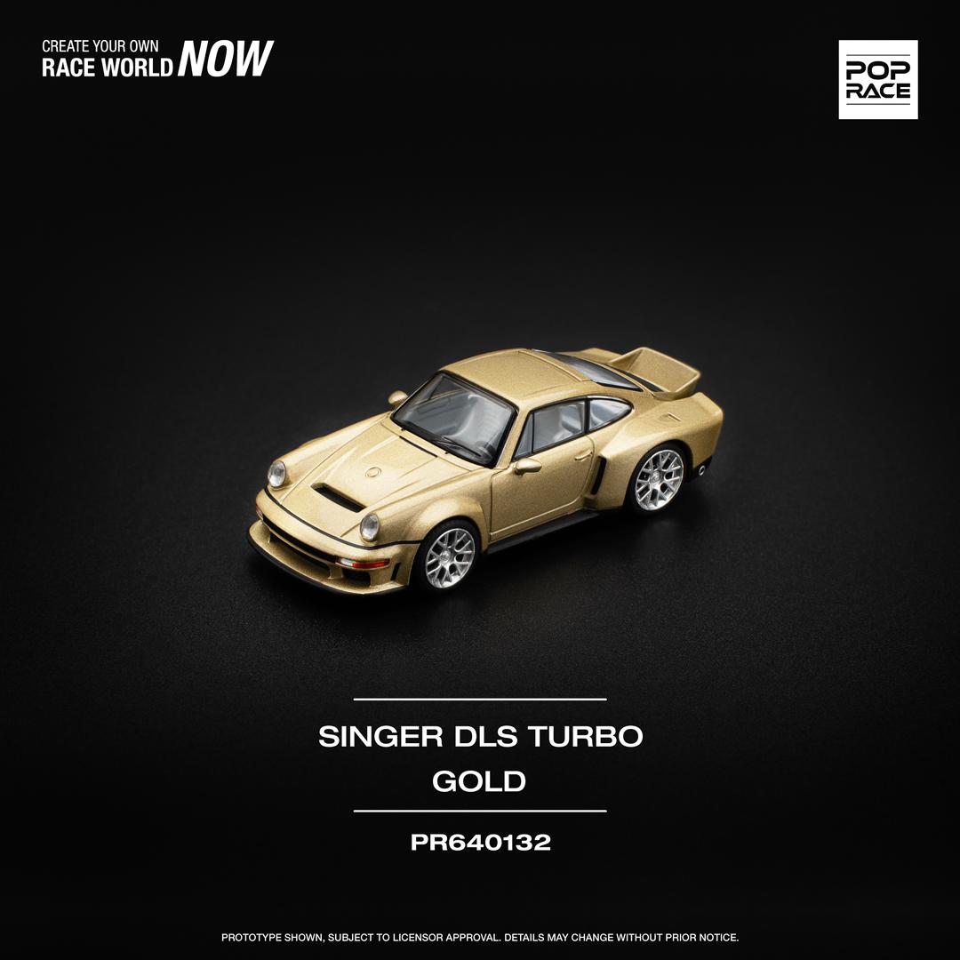 POPRACE 1/64 SINGER DLS TURBO (ROAD) - GOLD