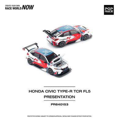 (Pre order) POPRACE 1/64 HONDA CIVIC TYPE-R (FL5) TCR