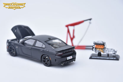 Phantom Knight 1/64 Dodge Charger SRT Hellcat with accessories
