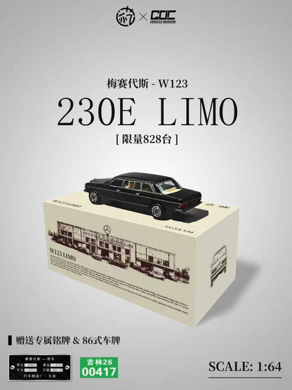 GOC 1:64 Mercedes-Benz 230E W123 Limo