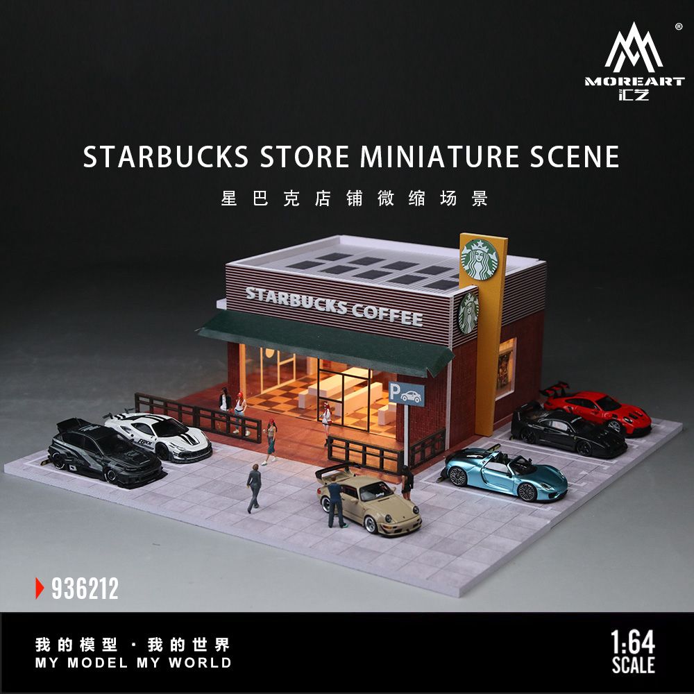 Moreart 1/64 Starbucks Diorama