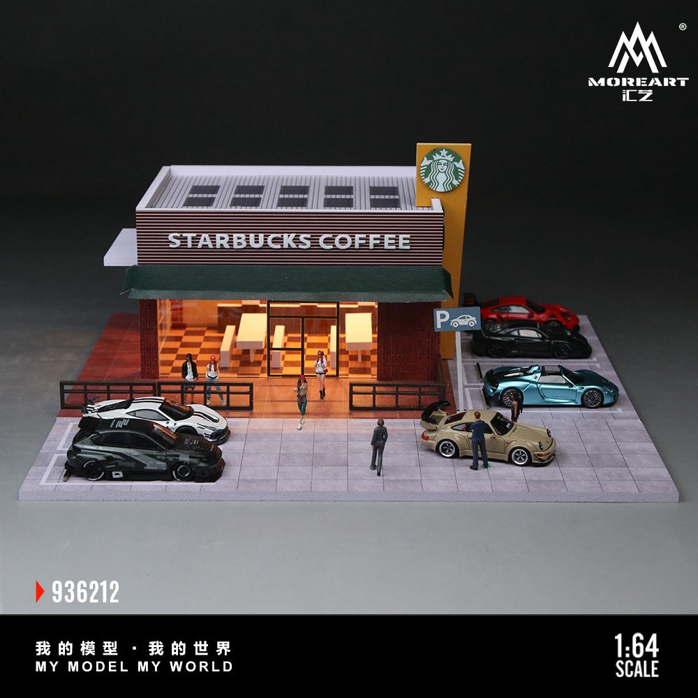 Moreart 1/64 Starbucks Diorama
