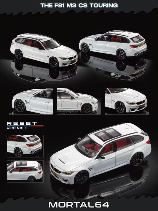 Mortal64 1/64 BMW M3 Wagon (F81) Alpine White