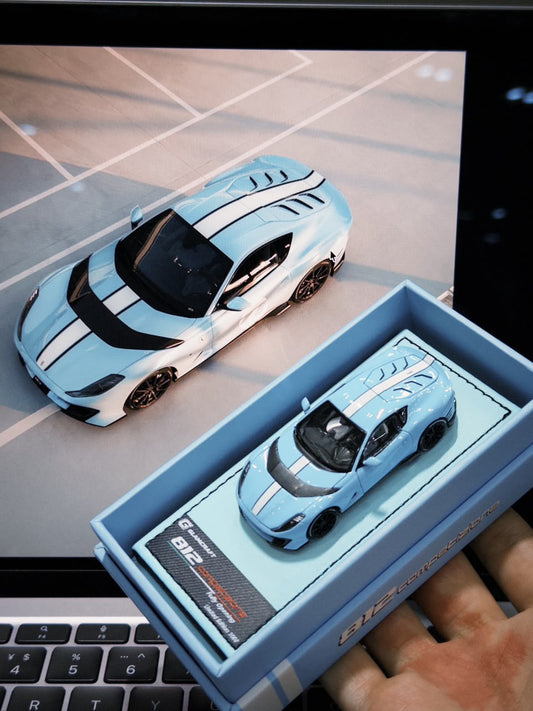 Glamcraft 1:64 812C Baby Blue Full Open diecast