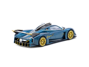 Tarmac Works 1/64 Pagani Huayra R Turquoise Carbon Fiber - GLOBAL64