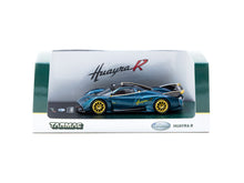 Load image into Gallery viewer, Tarmac Works 1/64 Pagani Huayra R Turquoise Carbon Fiber - GLOBAL64