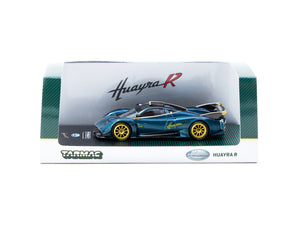 Tarmac Works 1/64 Pagani Huayra R Turquoise Carbon Fiber - GLOBAL64