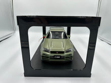 Load image into Gallery viewer, AUTOart 1/18 Nissan Skyline R34 GTR Z Tune Millennium Jade