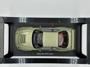 AUTOart 1/18 Nissan Skyline R34 GTR Z Tune Millennium Jade