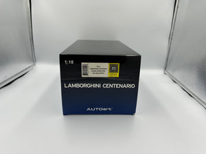 AUTOart 1/18 Lamborghini Centenario Carbon & Yellow