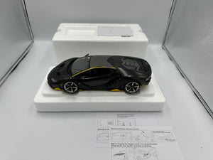 AUTOart 1/18 Lamborghini Centenario Carbon & Yellow