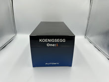 Load image into Gallery viewer, AUTOart 1/18 Koenigsegg One:1 Silver &amp; Orange