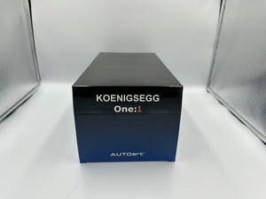 AUTOart 1/18 Koenigsegg One:1 Silver & Orange
