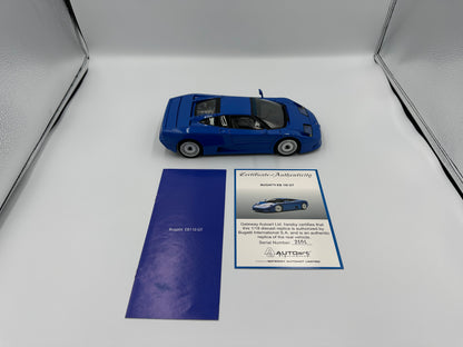 AUTOart Signature 1/18 Bugatti EB110 Blue