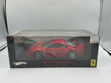 Load image into Gallery viewer, Hot Wheels Elite 1:18 Ferrari F40 Competizione Test 1989