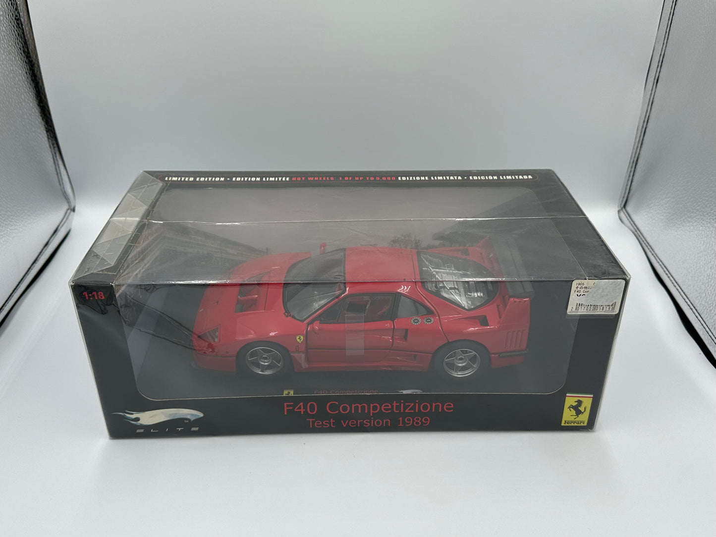 Hot Wheels Elite 1:18 Ferrari F40 Competizione Test 1989