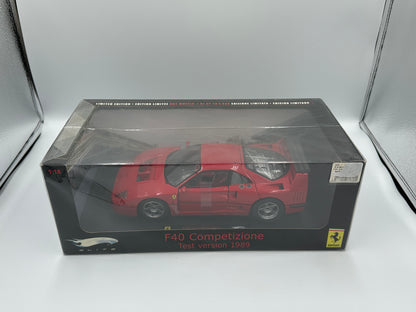 Hot Wheels Elite 1:18 Ferrari F40 Competizione Test 1989