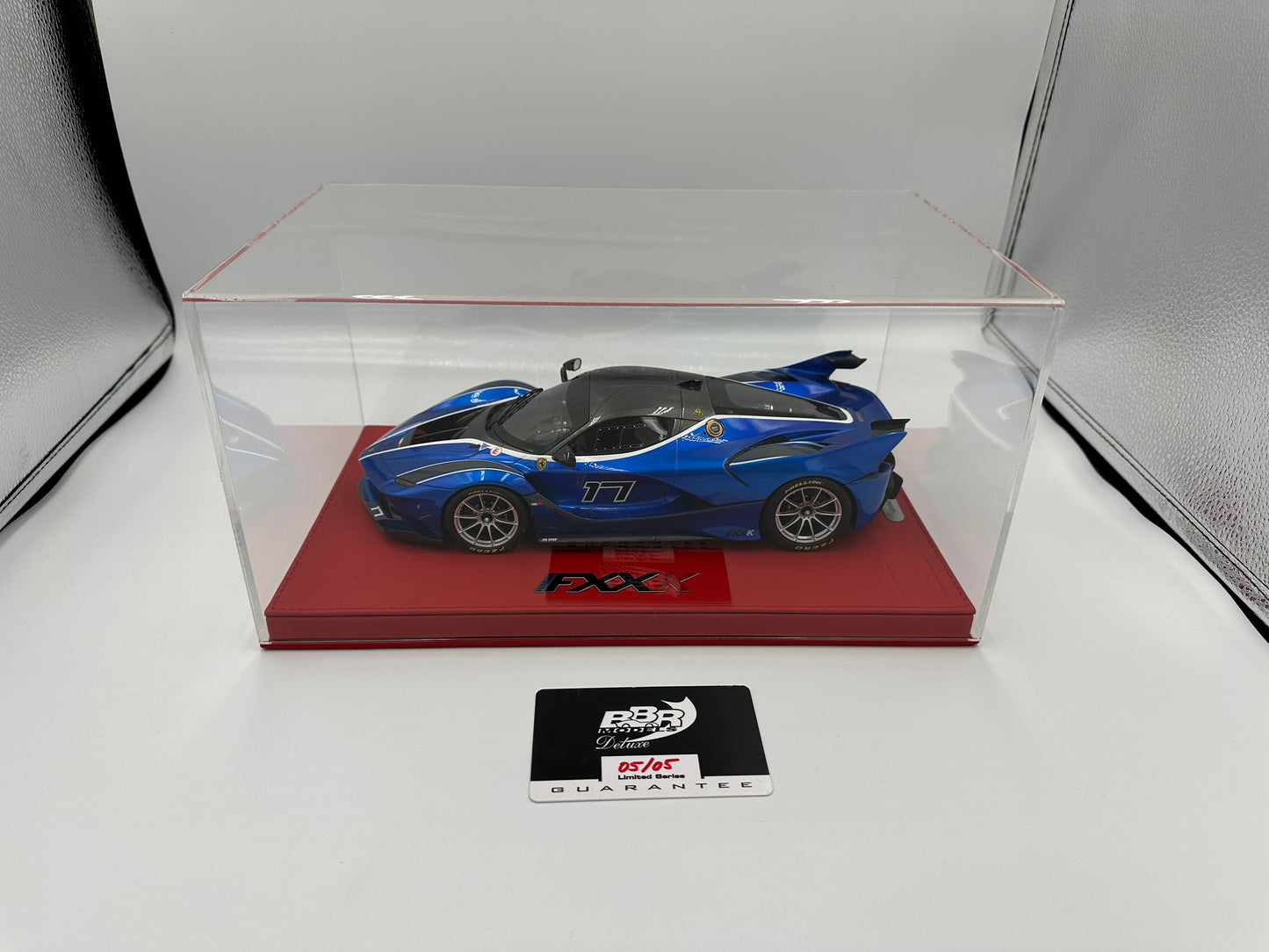 BBR Models 1:18 Ferrari FXXK Blue