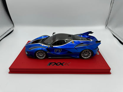 BBR Models 1:18 Ferrari FXXK Blue