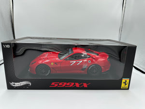 Hot Wheels Elite 1:18 Ferrari 599 XX Red #77