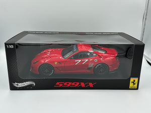Hot Wheels Elite 1:18 Ferrari 599 XX Red #77