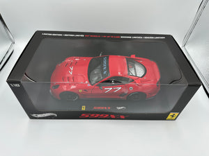 Hot Wheels Elite 1:18 Ferrari 599 XX Red #77