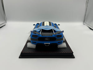 Frontiart 1/18 Koenigsegg One:1 Matte Blue with Carbon