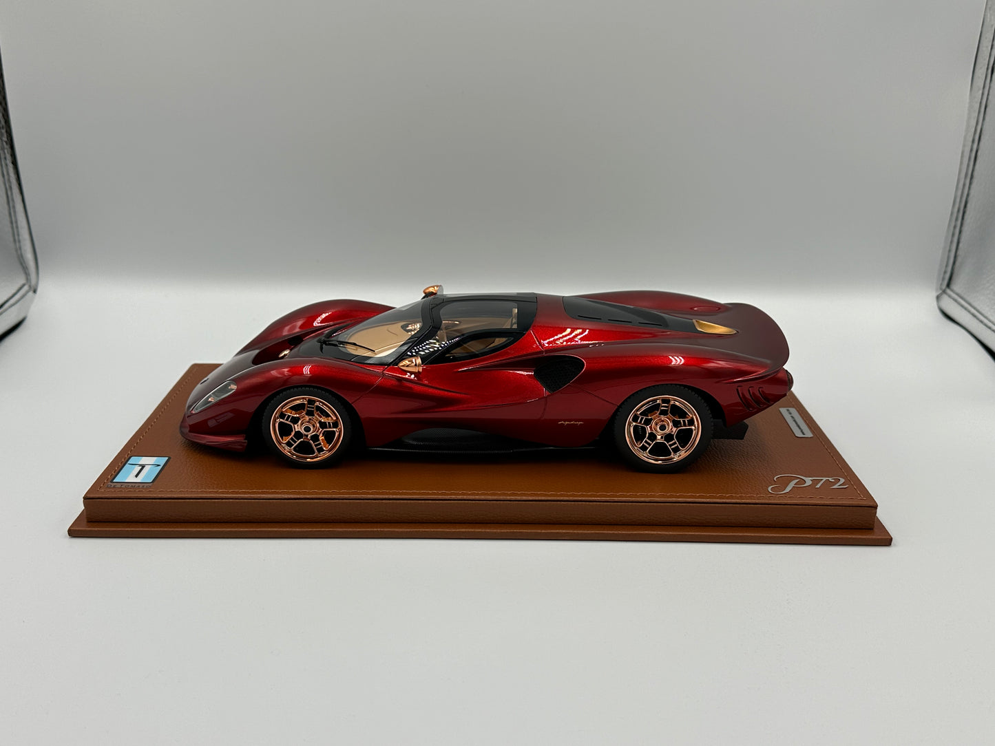 Peako 1/18 Detomaso P72 Red