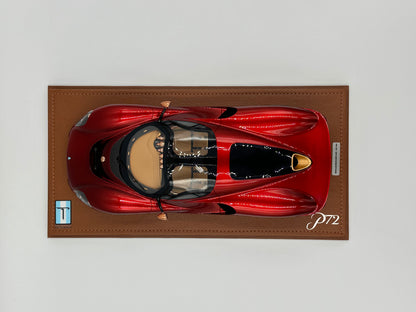 Peako 1/18 Detomaso P72 Red