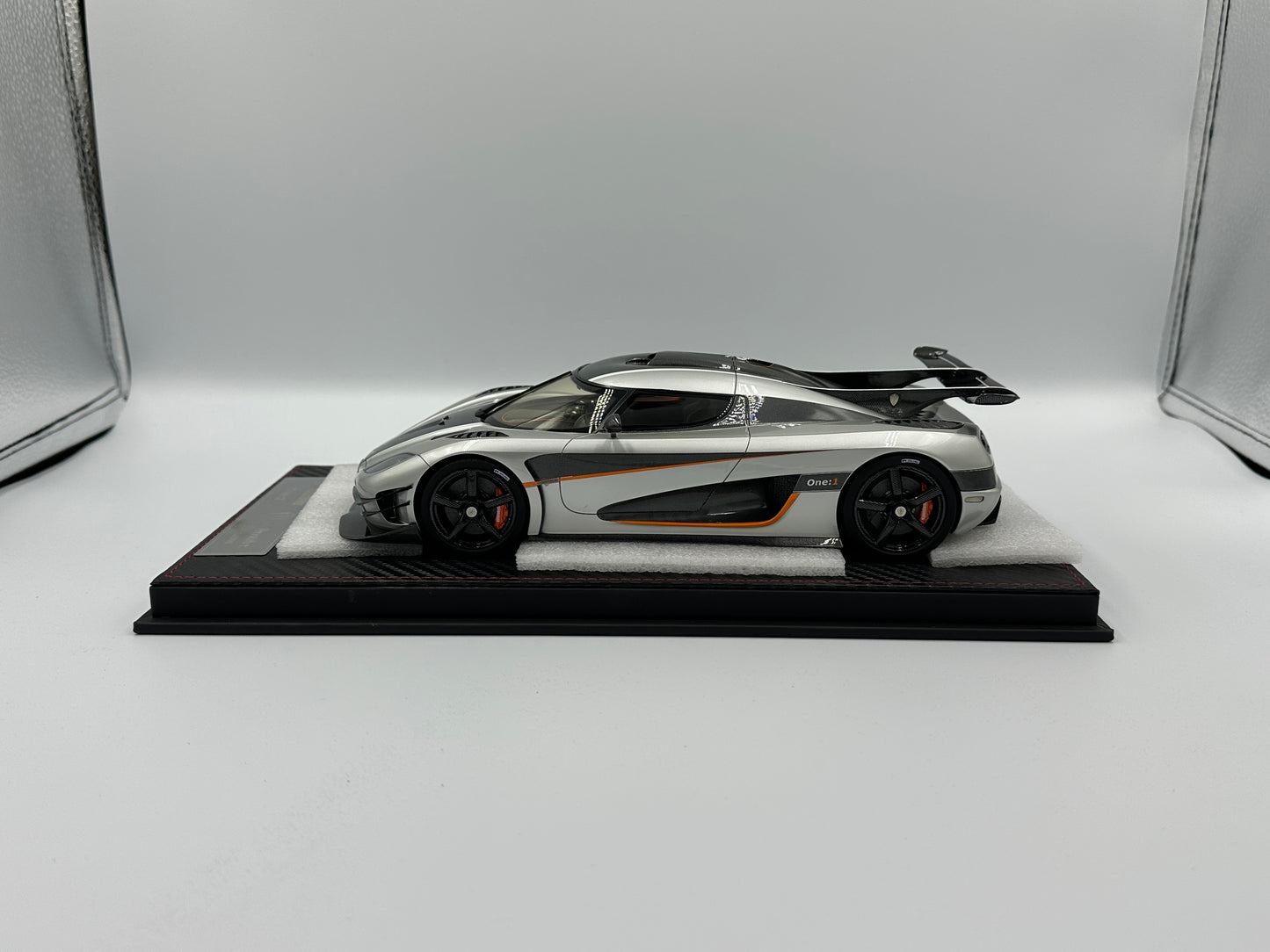 Frontiart 1/18 Koenigsegg One:1 Silver & Orange